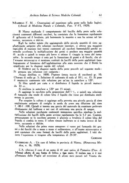 Archivio italiano di scienze mediche coloniali