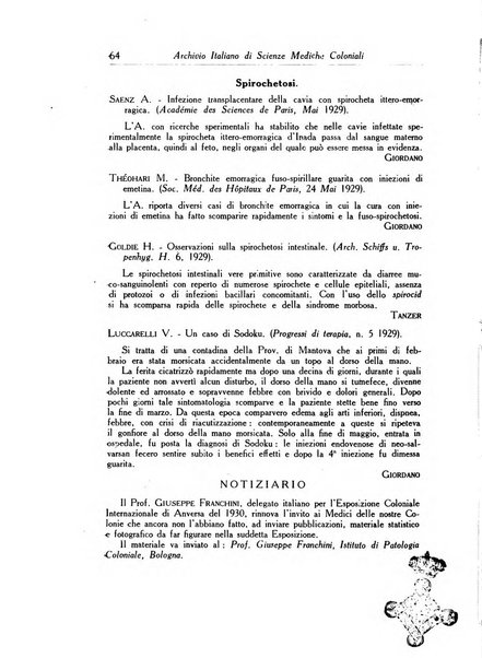 Archivio italiano di scienze mediche coloniali