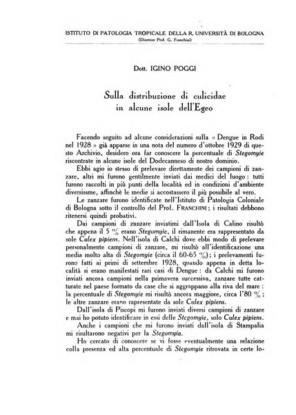 Archivio italiano di scienze mediche coloniali