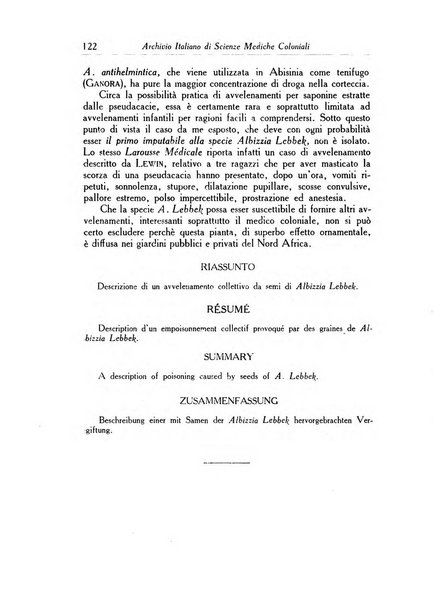 Archivio italiano di scienze mediche coloniali