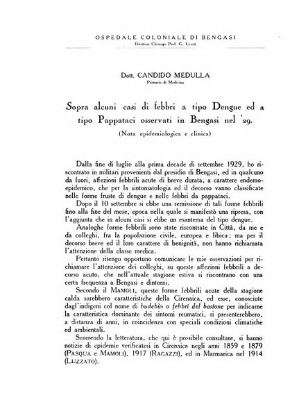 Archivio italiano di scienze mediche coloniali