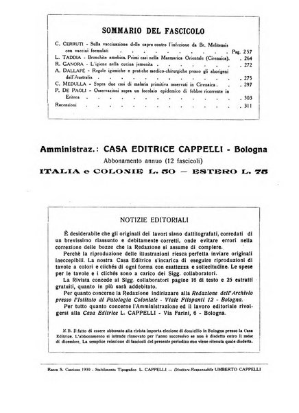 Archivio italiano di scienze mediche coloniali