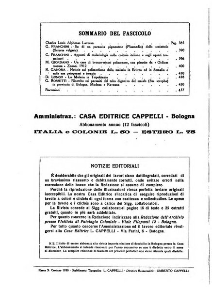 Archivio italiano di scienze mediche coloniali