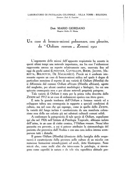 Archivio italiano di scienze mediche coloniali