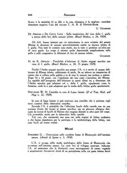 Archivio italiano di scienze mediche coloniali