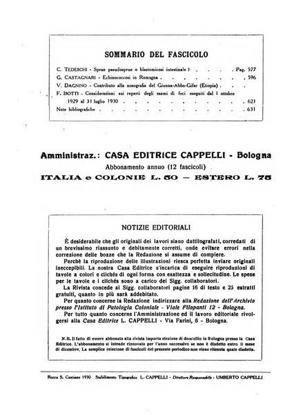 Archivio italiano di scienze mediche coloniali