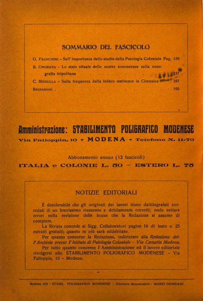 Archivio italiano di scienze mediche coloniali