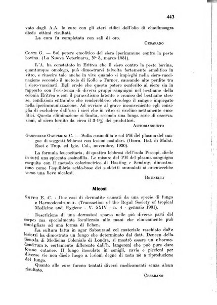 Archivio italiano di scienze mediche coloniali