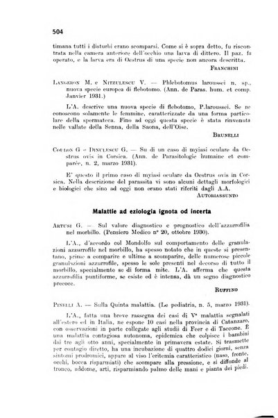 Archivio italiano di scienze mediche coloniali