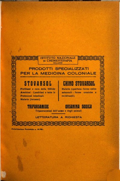 Archivio italiano di scienze mediche coloniali