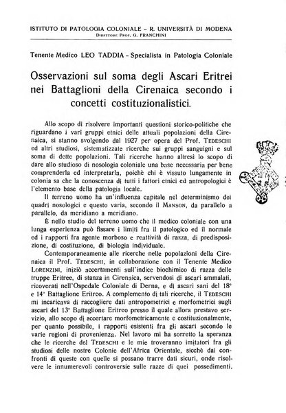 Archivio italiano di scienze mediche coloniali