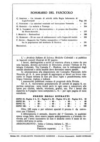 Archivio italiano di scienze mediche coloniali