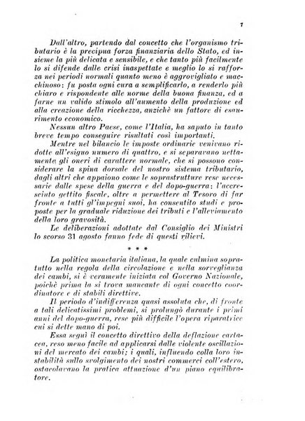 Le forze della finanza italiana rivista di politica finanziaria, monetaria e fiscale