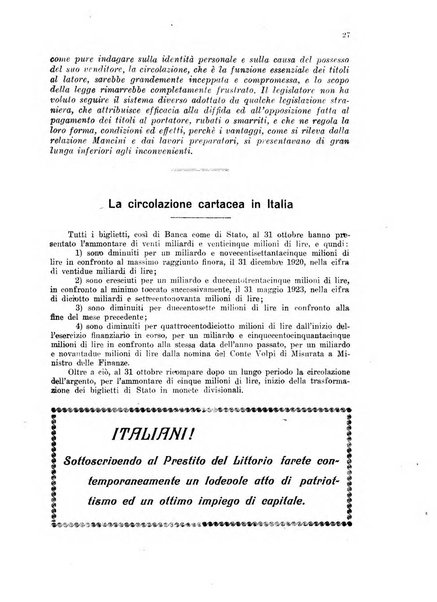 Le forze della finanza italiana rivista di politica finanziaria, monetaria e fiscale