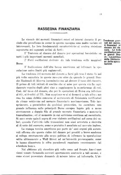 Le forze della finanza italiana rivista di politica finanziaria, monetaria e fiscale