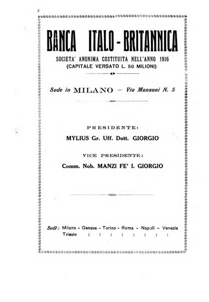 Le forze della finanza italiana rivista di politica finanziaria, monetaria e fiscale