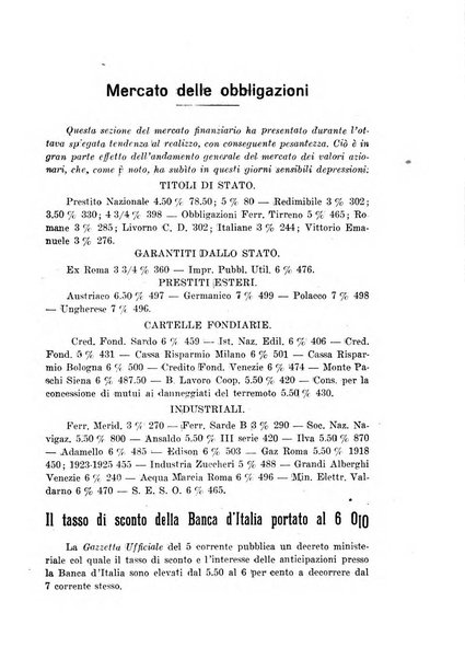 Le forze della finanza italiana rivista di politica finanziaria, monetaria e fiscale