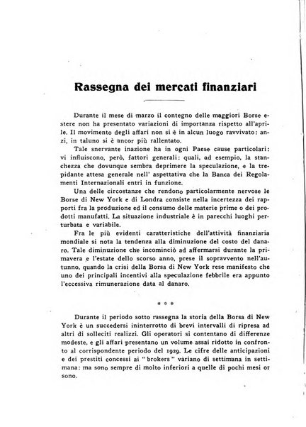 Le forze della finanza italiana rivista di politica finanziaria, monetaria e fiscale