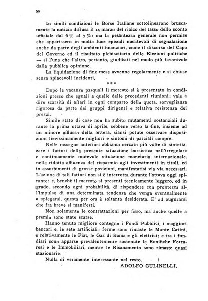 Le forze della finanza italiana rivista di politica finanziaria, monetaria e fiscale