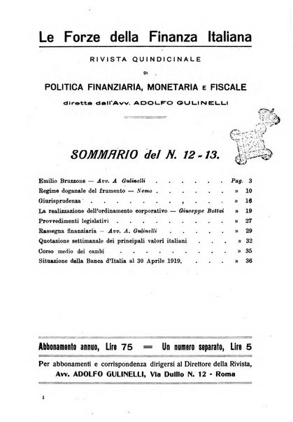 Le forze della finanza italiana rivista di politica finanziaria, monetaria e fiscale