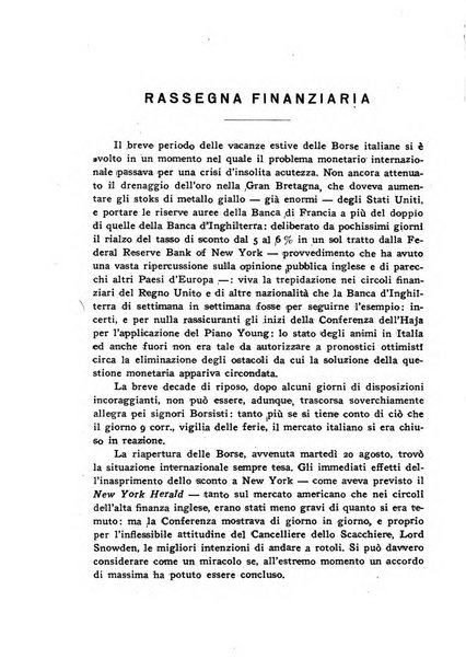 Le forze della finanza italiana rivista di politica finanziaria, monetaria e fiscale