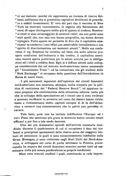 Le forze della finanza italiana rivista di politica finanziaria, monetaria e fiscale