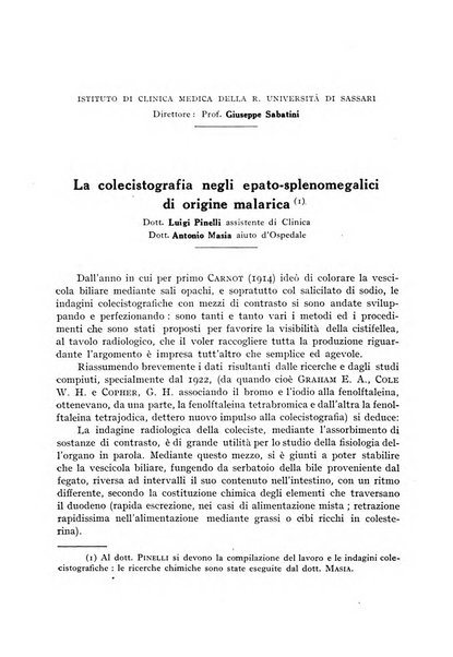 Rivista di malariologia