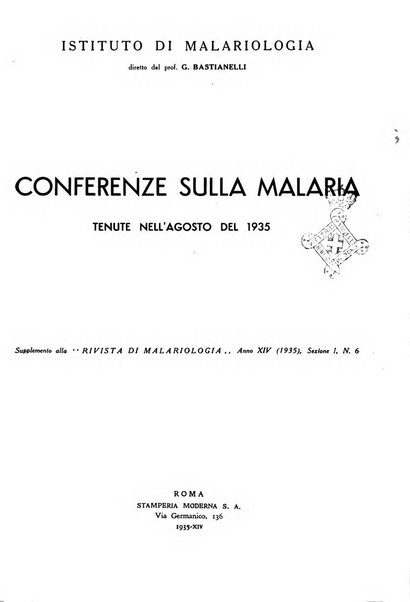 Rivista di malariologia