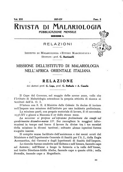 Rivista di malariologia