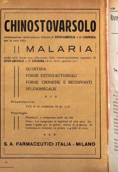 Rivista di malariologia