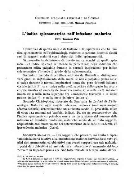 Rivista di malariologia