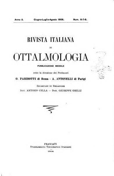 Rivista italiana di ottalmologia