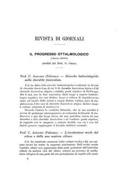 Rivista italiana di ottalmologia