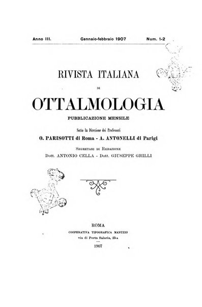 Rivista italiana di ottalmologia