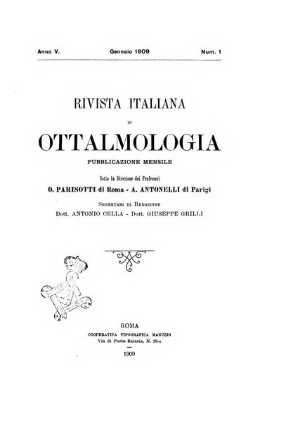 Rivista italiana di ottalmologia