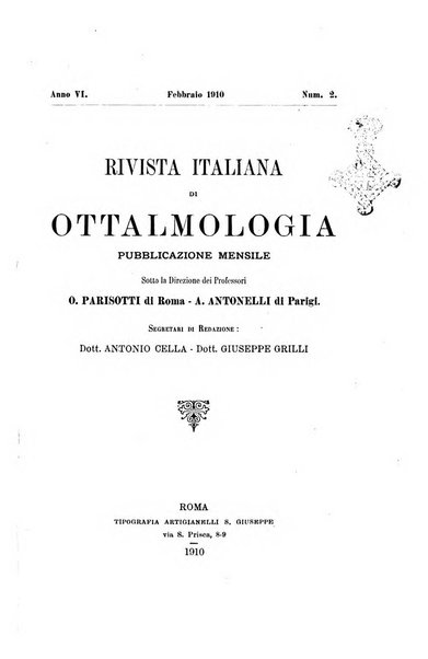 Rivista italiana di ottalmologia