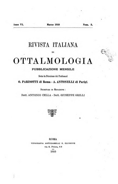 Rivista italiana di ottalmologia