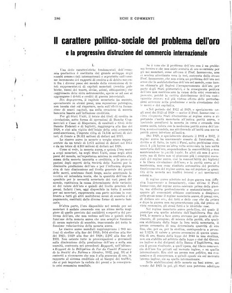 Echi e commenti rassegna universale della stampa