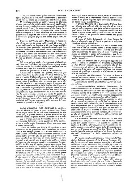 Echi e commenti rassegna universale della stampa