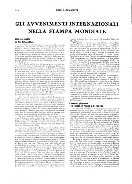 Echi e commenti rassegna universale della stampa