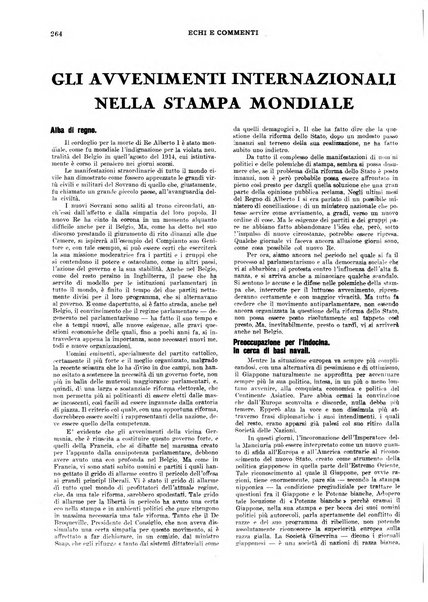 Echi e commenti rassegna universale della stampa