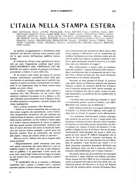 Echi e commenti rassegna universale della stampa