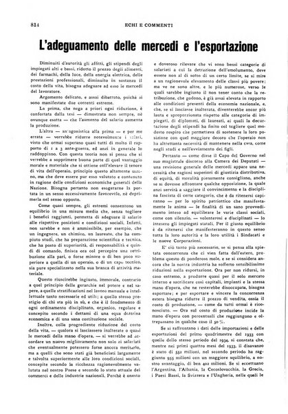 Echi e commenti rassegna universale della stampa