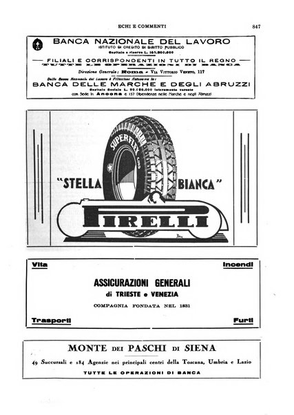 Echi e commenti rassegna universale della stampa