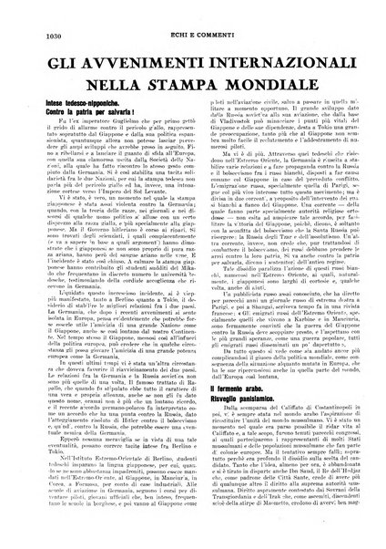 Echi e commenti rassegna universale della stampa