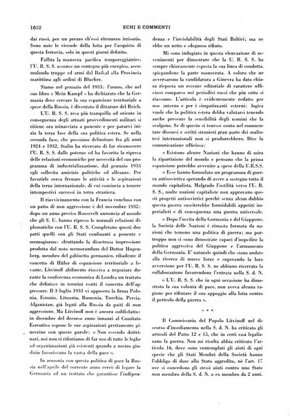 Echi e commenti rassegna universale della stampa