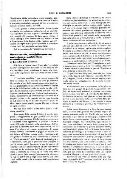 Echi e commenti rassegna universale della stampa