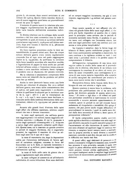 Echi e commenti rassegna universale della stampa