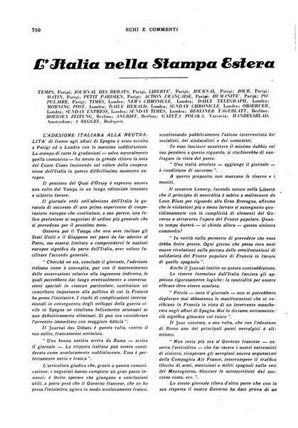 Echi e commenti rassegna universale della stampa