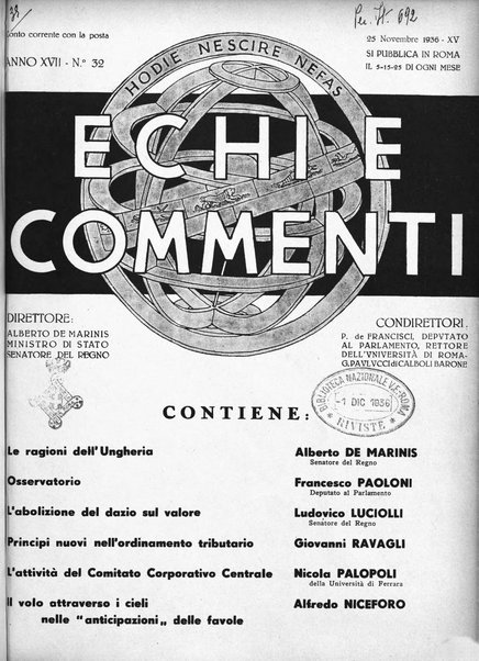 Echi e commenti rassegna universale della stampa